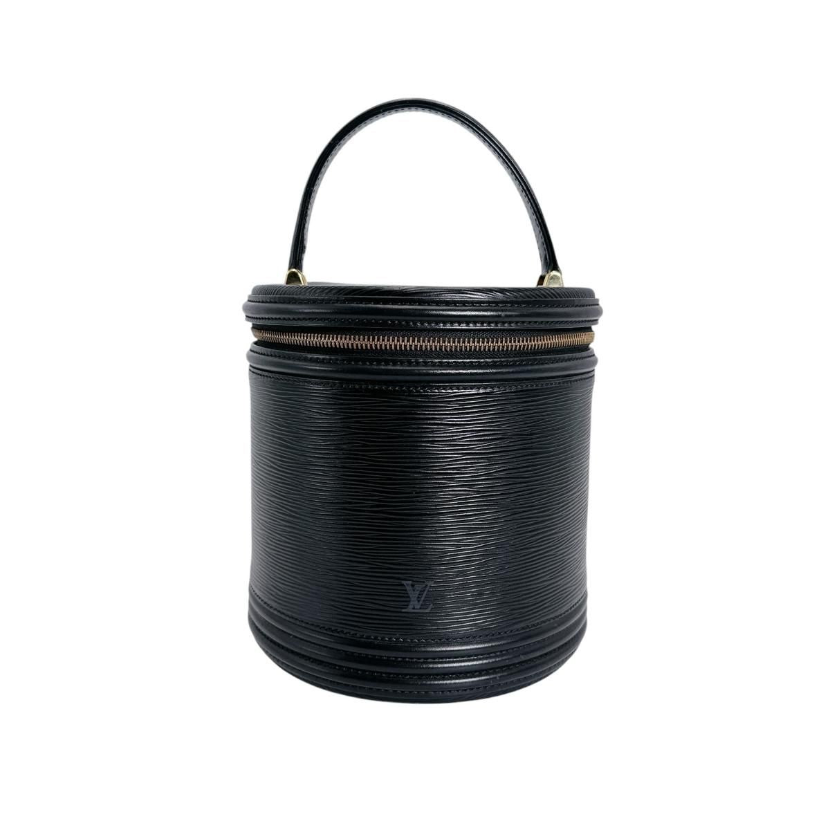 Louis Vuitton Epi Handbag Cannes Black
