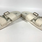 Louis Vuitton Sandals LV Venice Mules Leather Blanc White — view 7