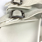 Louis Vuitton Sandals LV Venice Mules Leather Blanc White — view 8