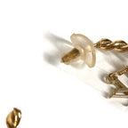 Louis Vuitton Earrings Cles All Metal Gold — view 8