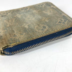 Louis Vuitton Bifold Wallet Mini Zippy Monogram Denim Canvas Blue — view 5