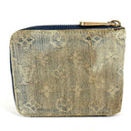 Louis Vuitton Bifold Wallet Mini Zippy Monogram Denim Canvas Blue — view 2