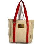Louis Vuitton Shoulder Bag Cabas MM Canvas Beige