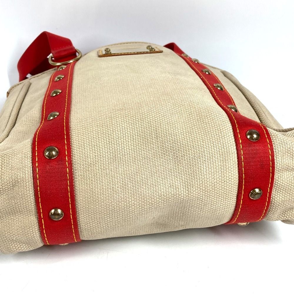 Louis Vuitton Shoulder Bag Cabas MM Canvas Beige — view 5