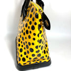 Louis Vuitton Handbag Lockit MM Patent Leather Yellow — view 5