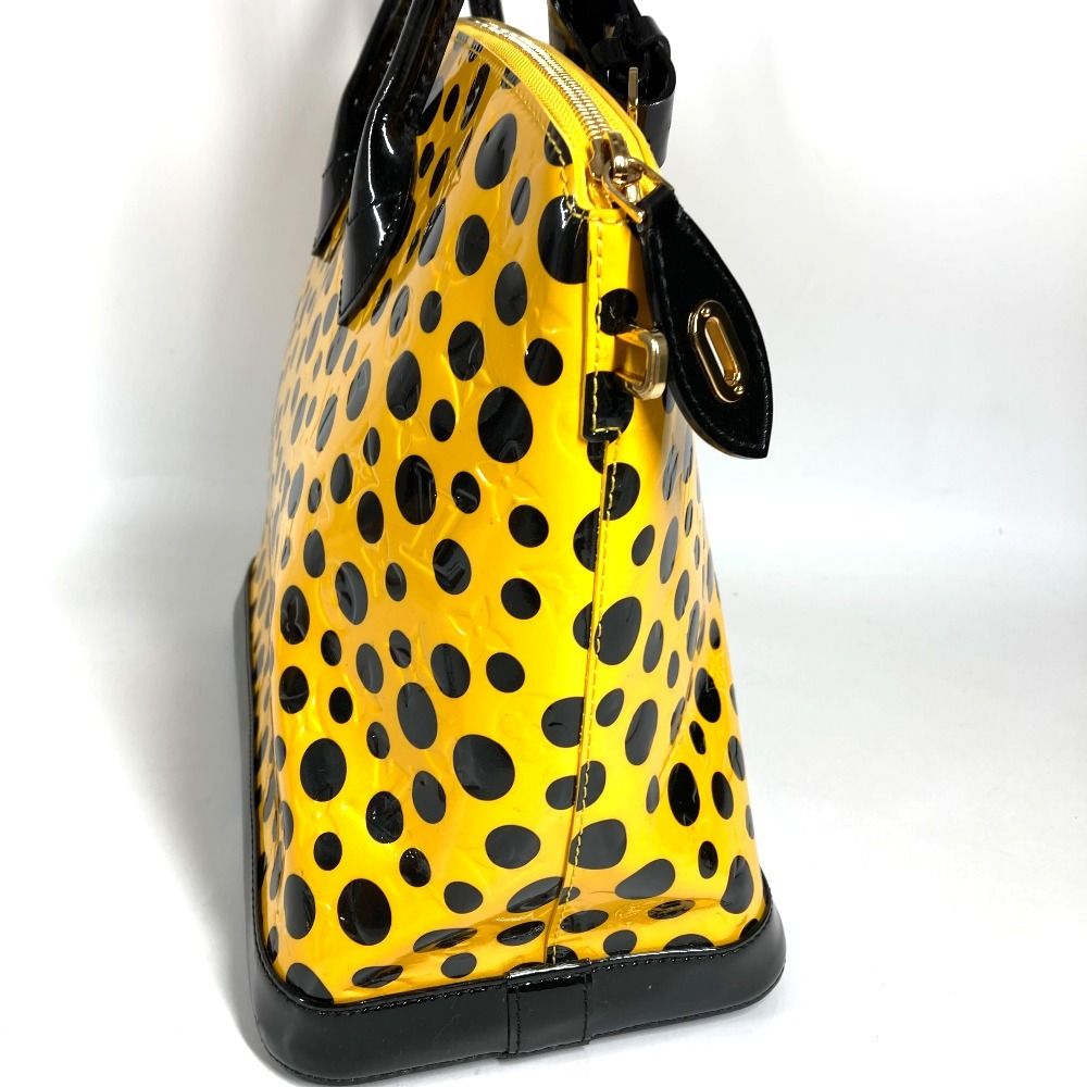 Louis Vuitton Handbag Lockit MM Patent Leather Yellow — view 5