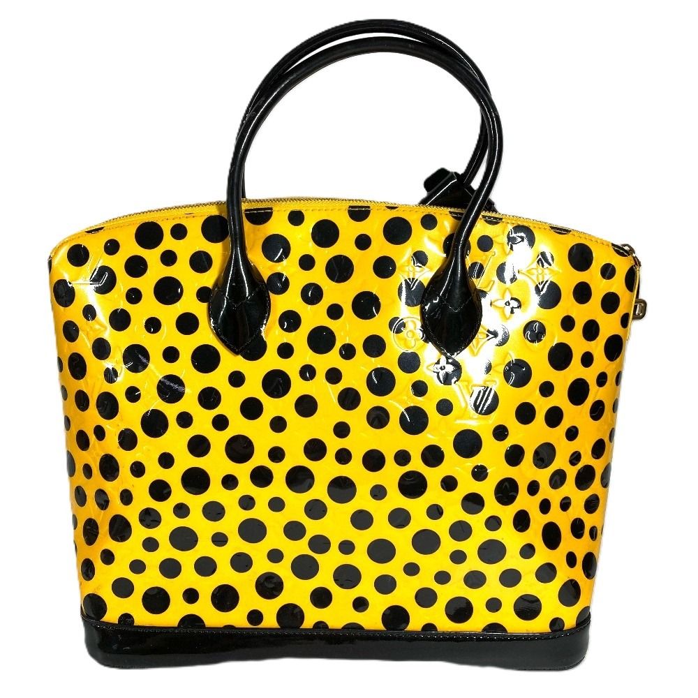Louis Vuitton Handbag Lockit MM Patent Leather Yellow — view 2