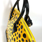Louis Vuitton Handbag Lockit MM Patent Leather Yellow — view 6
