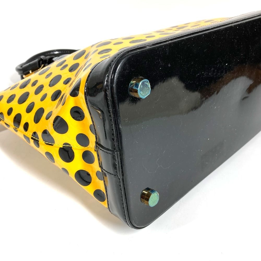 Louis Vuitton Handbag Lockit MM Patent Leather Yellow — view 7