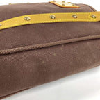 Louis Vuitton Shoulder Bag Cabas MM Canvas Brown — view 7