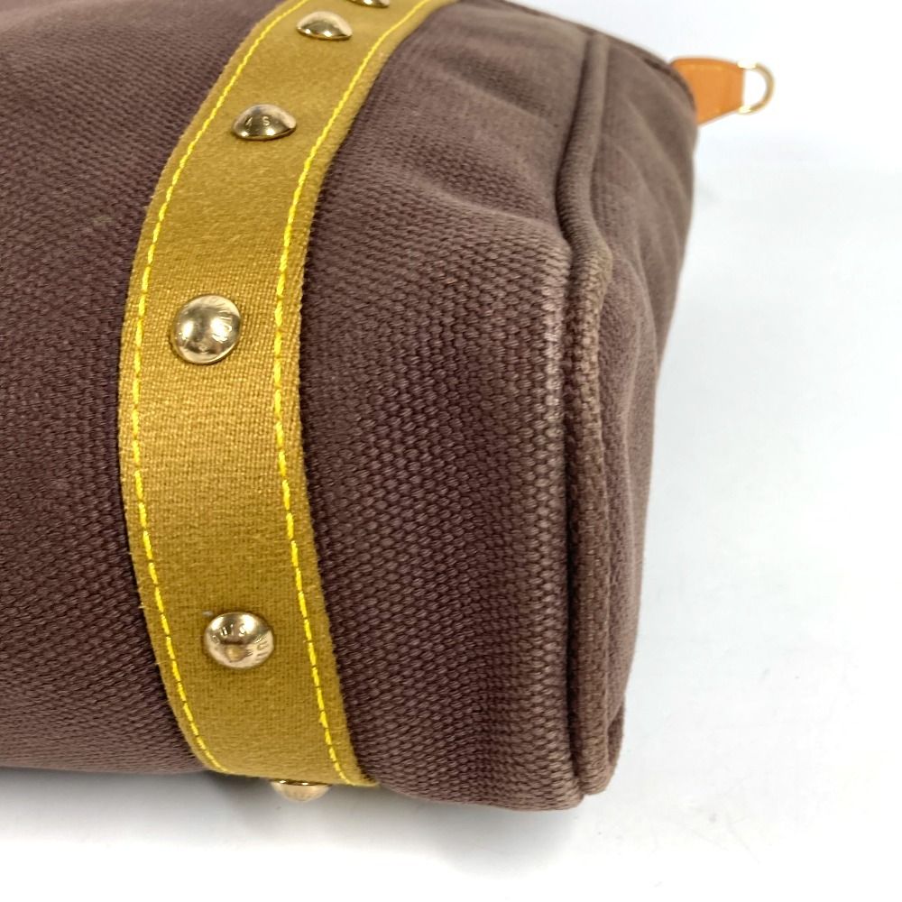 Louis Vuitton Shoulder Bag Cabas MM Canvas Brown — view 6