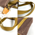 Louis Vuitton Shoulder Bag Cabas MM Canvas Brown — view 8