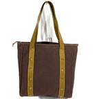 Louis Vuitton Shoulder Bag Cabas MM Canvas Brown — view 2