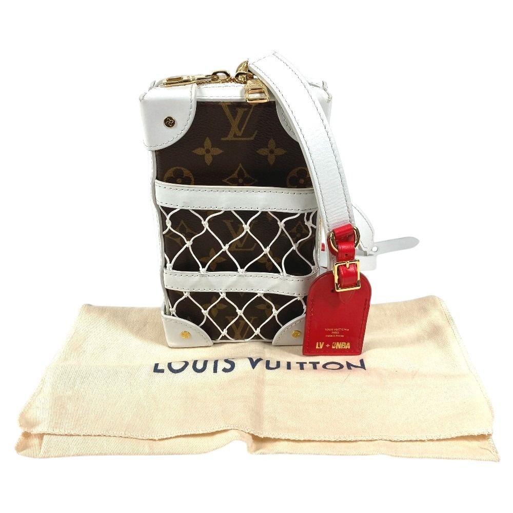 Louis Vuitton Shoulder Bag Soft Trunk Phone Box Monogram Canvas Brown — view 6