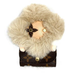 Louis Vuitton Key Holder Bag Charm Vivienne Strap Monogram Canvas Brown