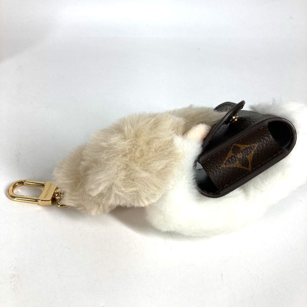 Louis Vuitton Key Holder Bag Charm Vivienne Strap Monogram Canvas Brown — view 5