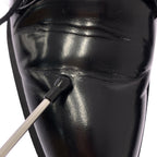 Celine Leather Lace Up Shoes 36.5 Black — view 8