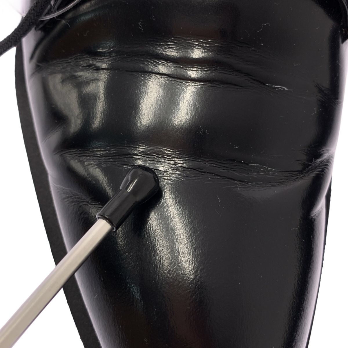 Celine Leather Lace Up Shoes 36.5 Black — view 8