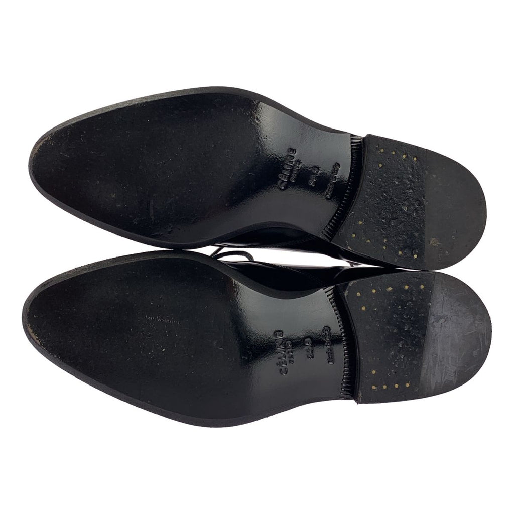 Celine Leather Lace Up Shoes 36.5 Black — view 5