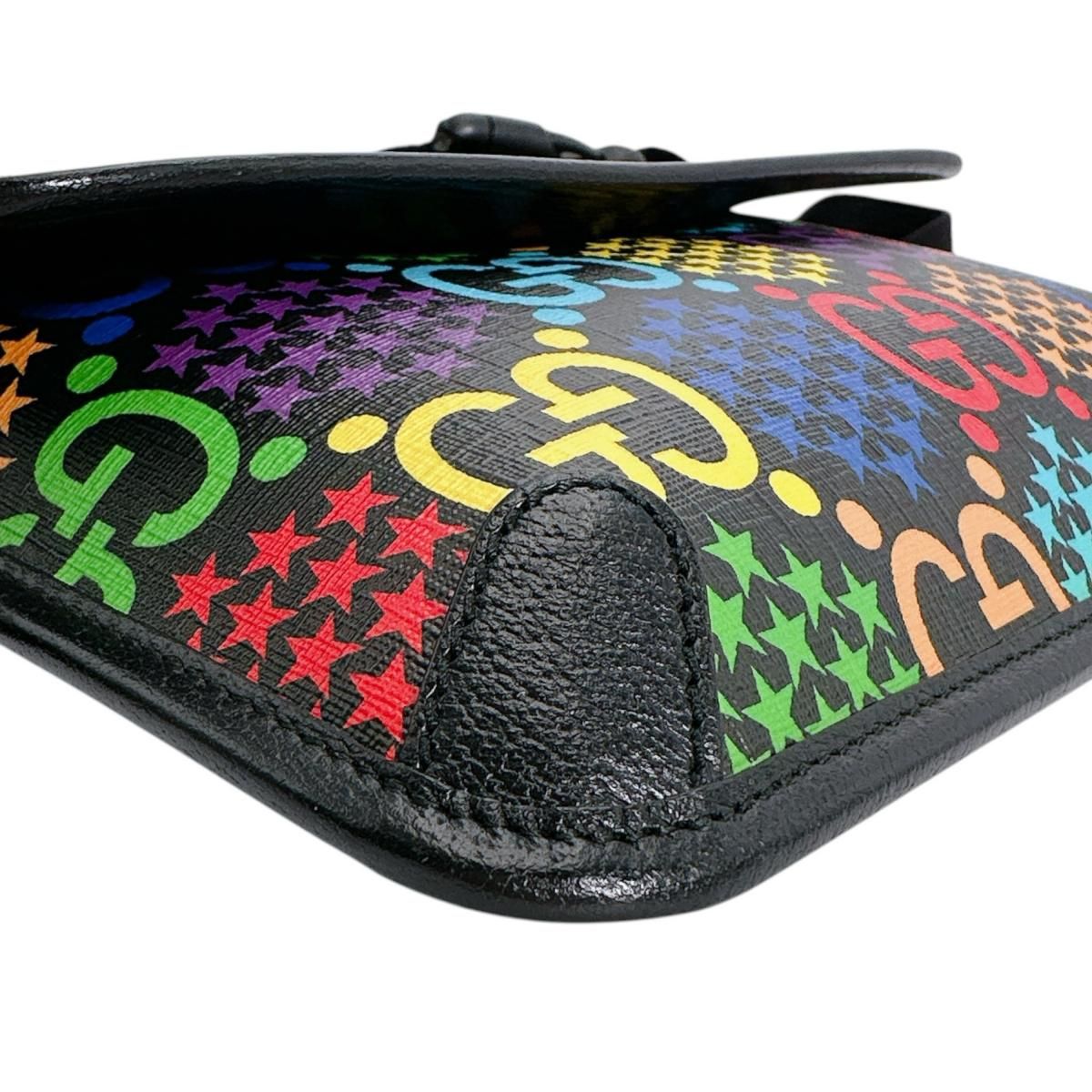 Gucci Belt Bag Waist Pouch GG Psychedelic Black Multicolor — view 9