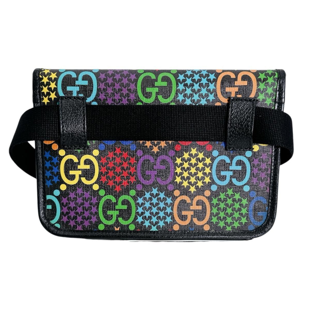 Gucci Belt Bag Waist Pouch GG Psychedelic Black Multicolor — view 3