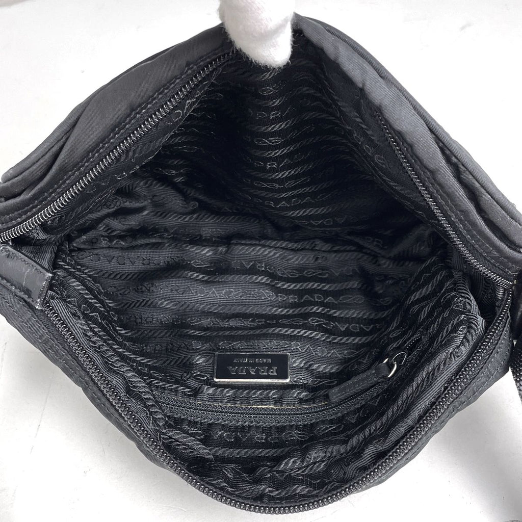 Prada Shoulder Bag Nylon Nero — view 8
