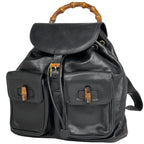 Gucci Bamb Backpack Leather Black