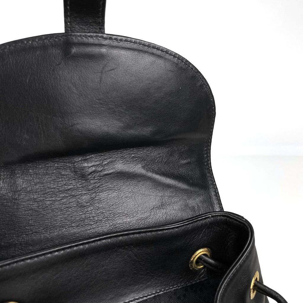 Gucci Bamb Backpack Leather Black — view 8