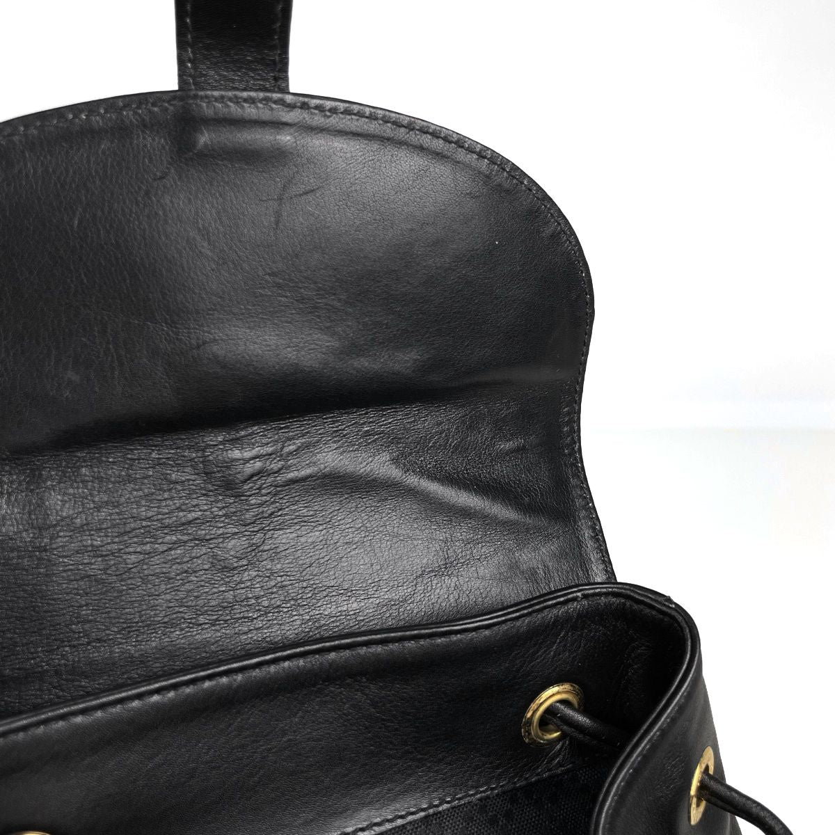 Gucci Bamb Backpack Leather Black — view 8