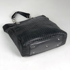 Dior Braided Leather Shoulder Bag Black — view 2