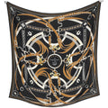 Hermes Carre 140 la Promenade du Matin Bandana Morning Walk Scarf Cashmere Silk