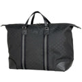 Gucci GG Pattern Boston Bag Nylon Black