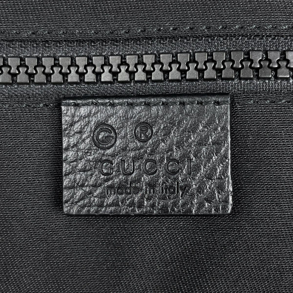 Gucci GG Pattern Boston Bag Nylon Black — view 6