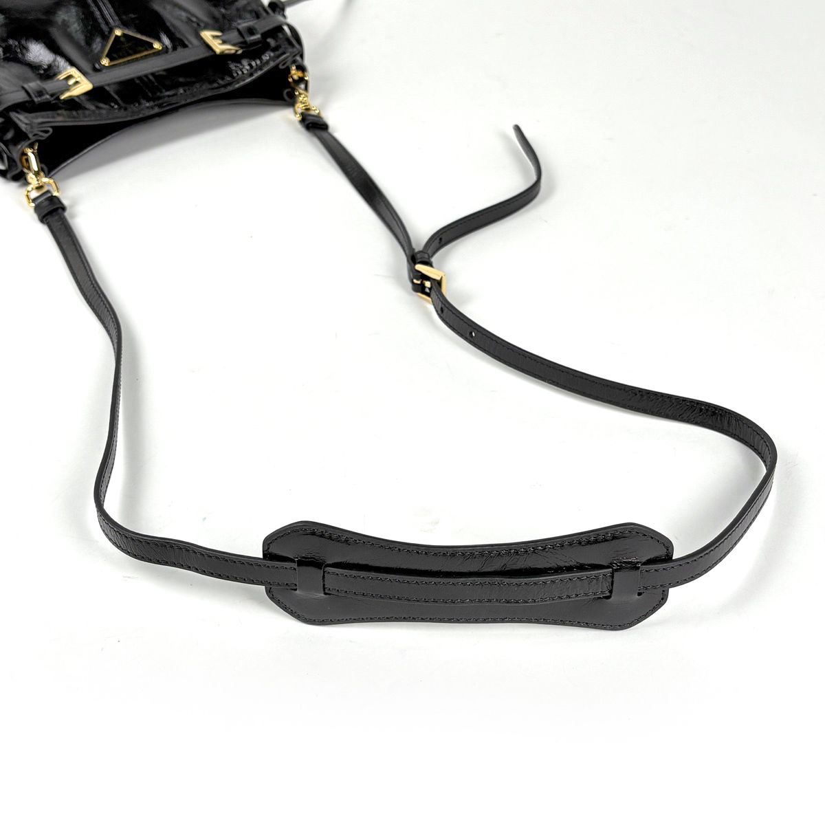 Prada Boni Mini Shoulder Bag Leather Nero — view 5