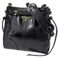 Prada Boni Mini Shoulder Bag Leather Nero