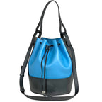 Loewe Ball Bag 2-Way Leather Blue Black