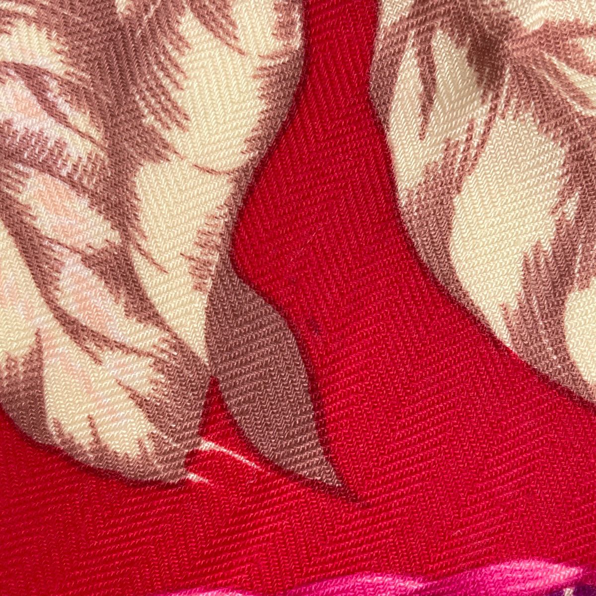 Hermes Carre 140 Tropiques Tropical Floral Bird Pattern Shawl Scarf Cashmere — view 4