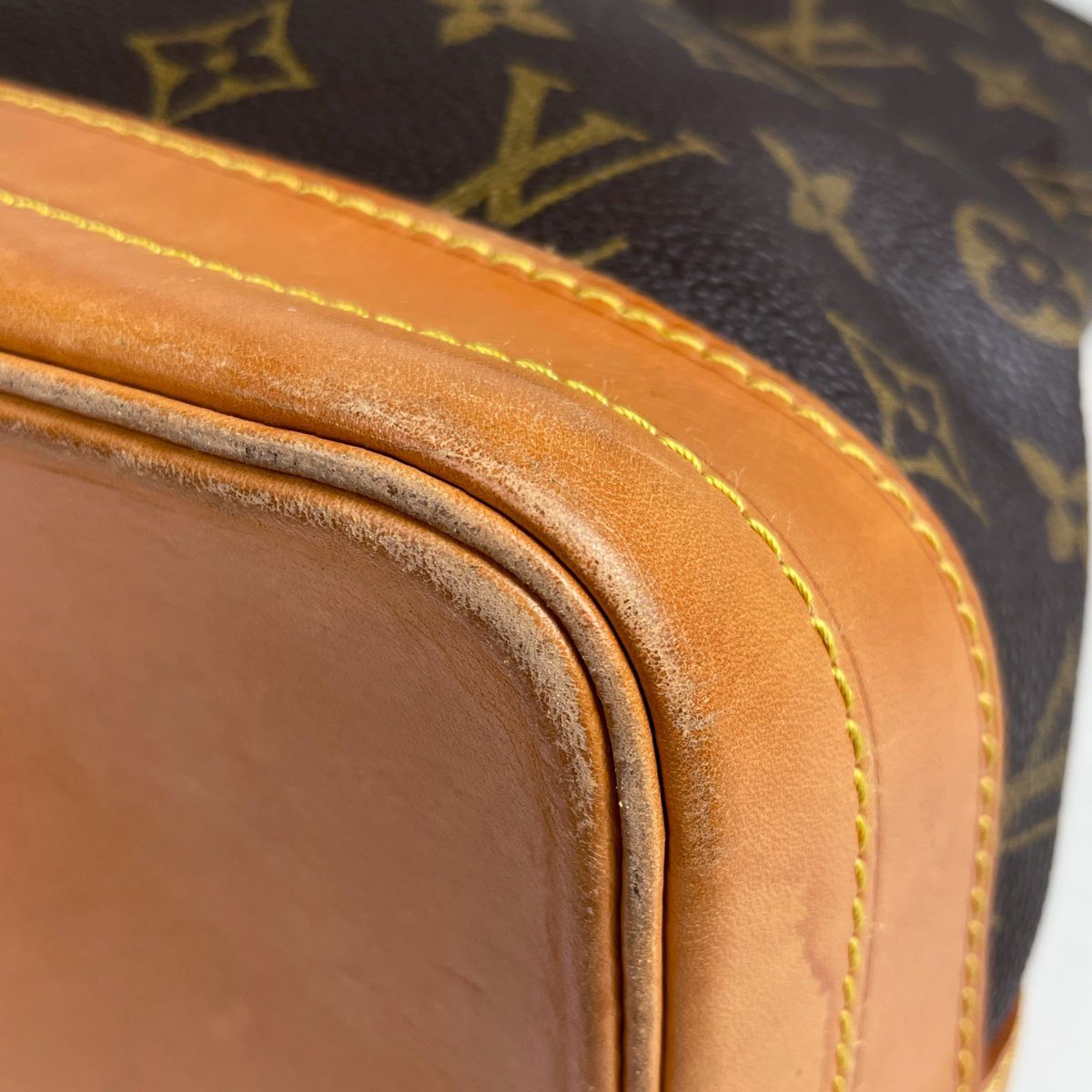 Louis Vuitton Noe Shoulder Drawstring Bag Monogram Brown — view 3