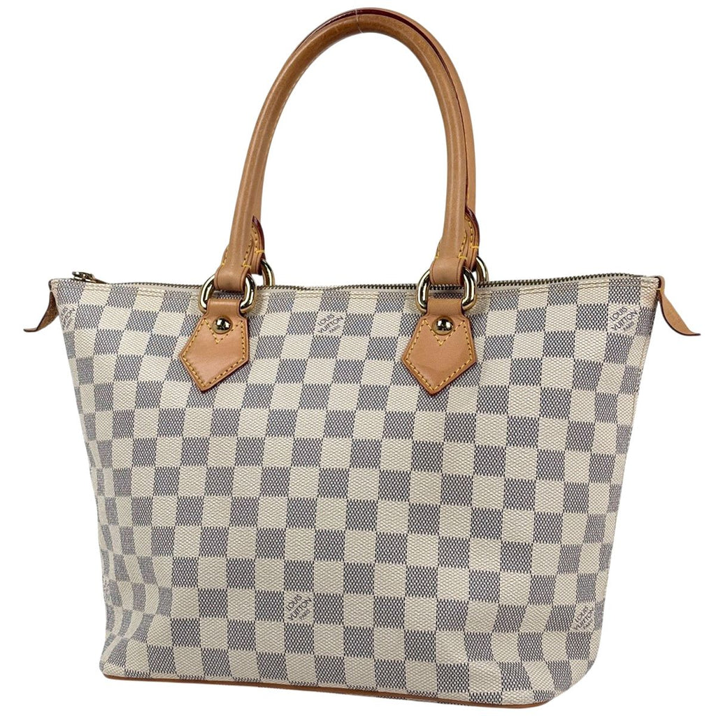 Louis Vuitton Saleya PM Tote Damier Azur White