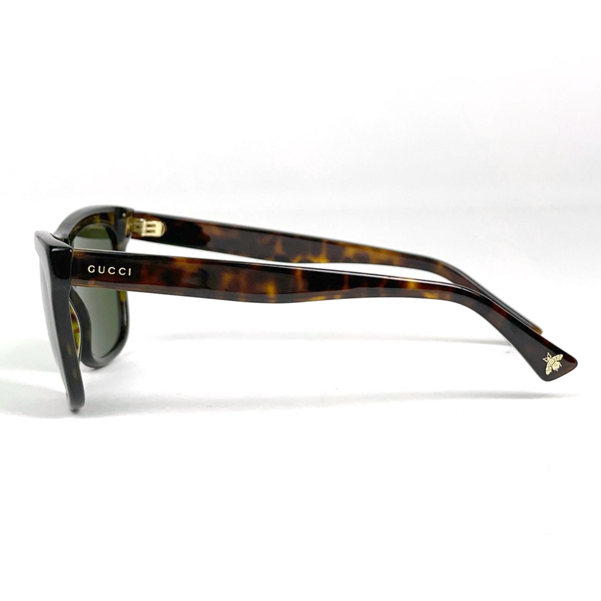 Gucci Logo Sunglasses Demi Pattern Bi Acetate Brown Eyewear — view 2