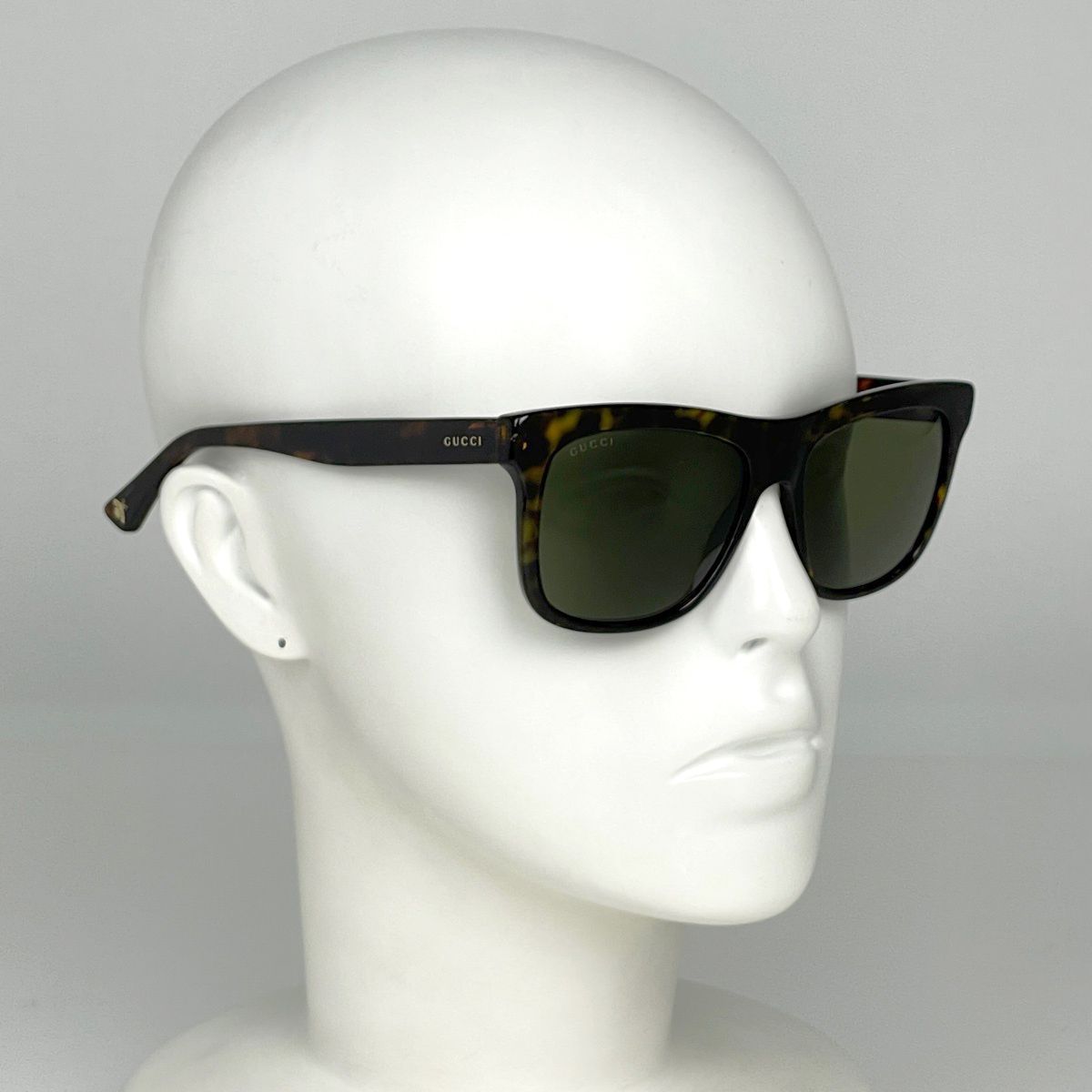 Gucci Logo Sunglasses Demi Pattern Bi Acetate Brown Eyewear — view 6