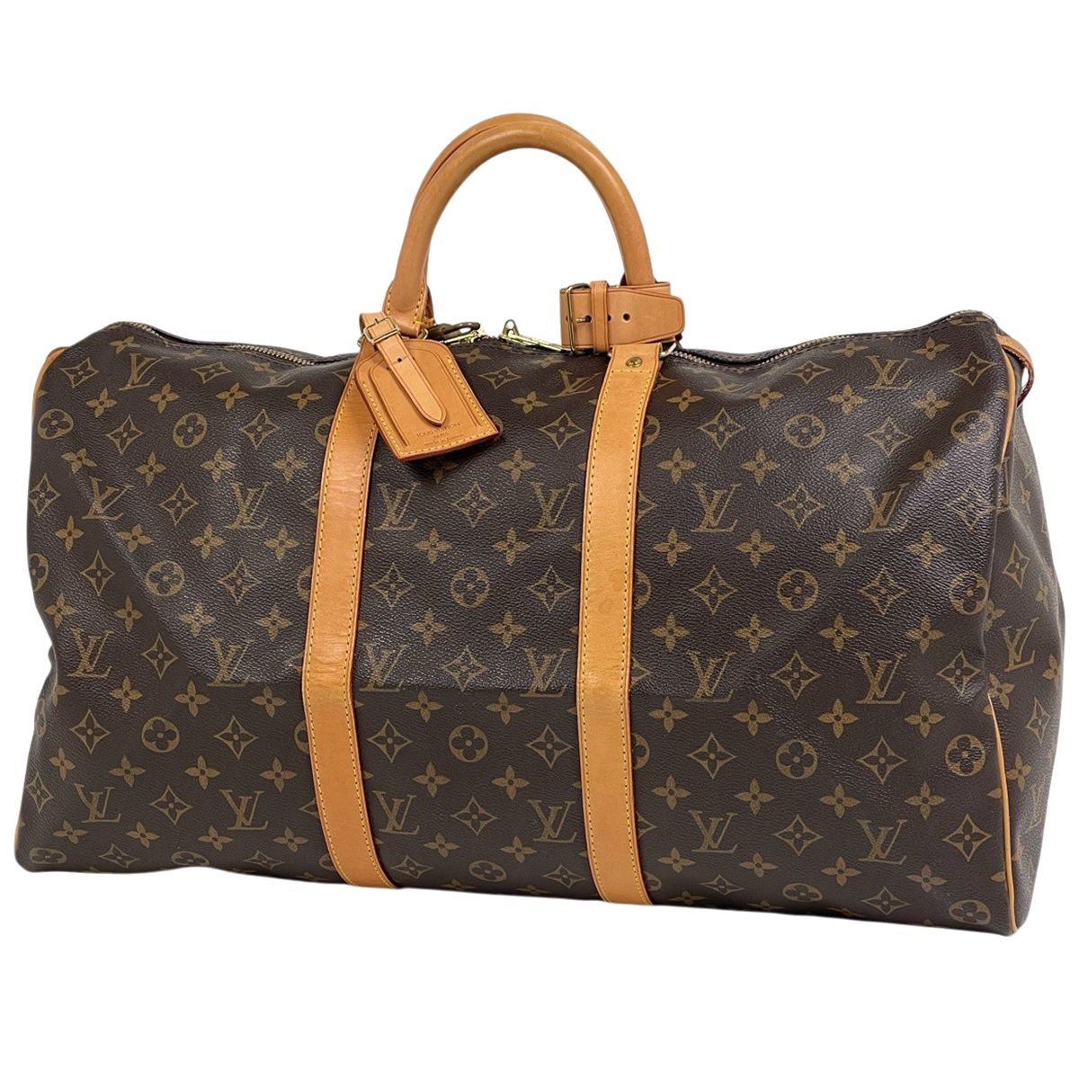 Louis Vuitton Keepall 50 Boston Bag Monogram Brown