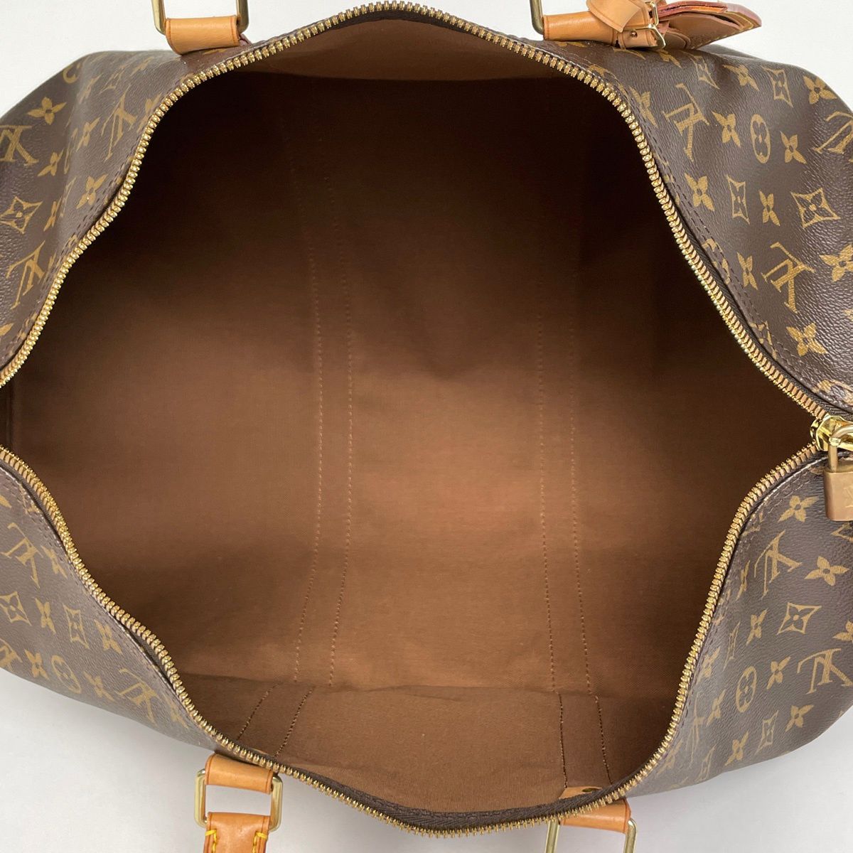 Louis Vuitton Keepall 50 Boston Bag Monogram Brown — view 9