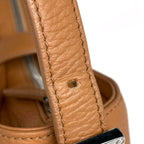 Loewe Logo Shoulder Bag Leather Brown — view 6