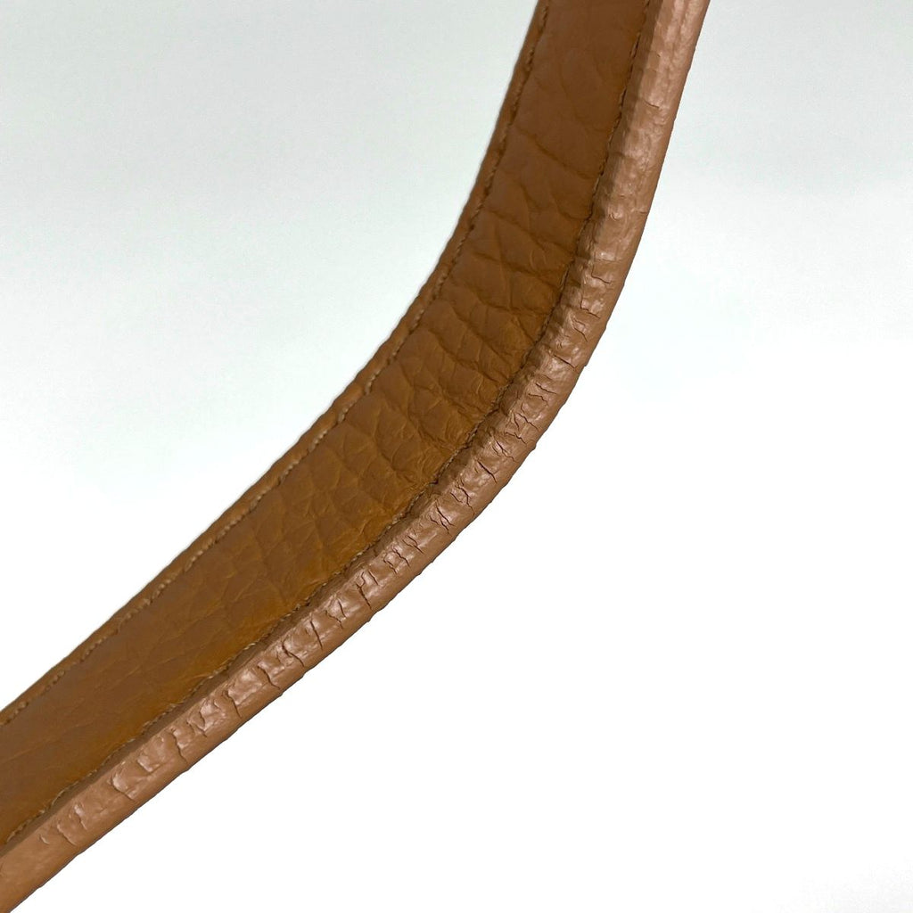 Loewe Logo Shoulder Bag Leather Brown — view 7