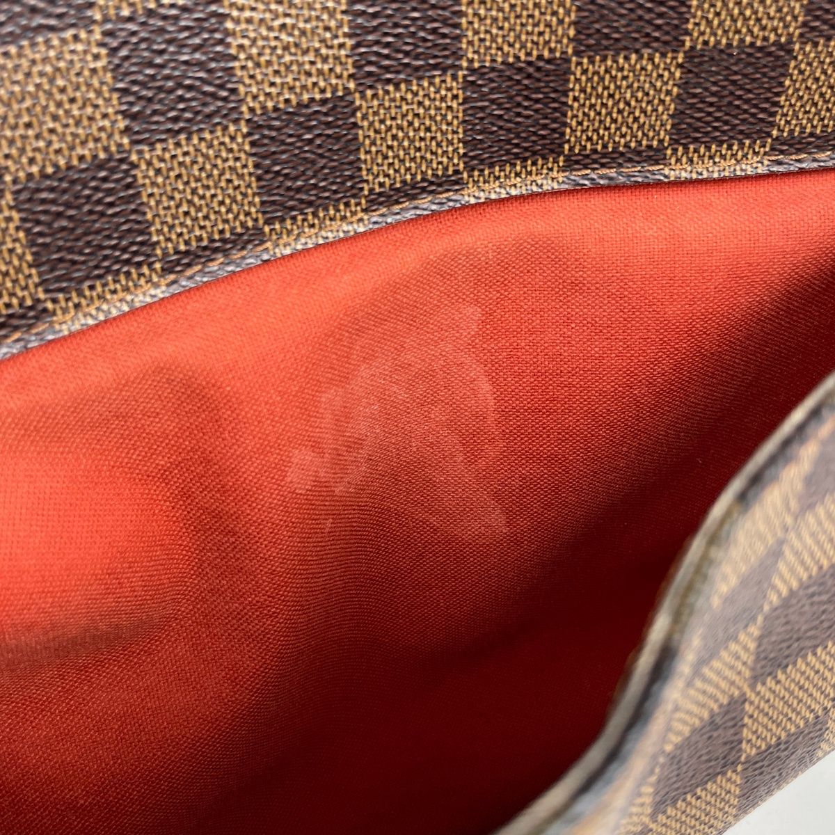 Louis Vuitton Belem MM Handbag Damier Brown — view 8