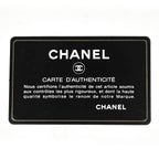 Chanel CC Logo Tote Tweed Print Nylon Navy Red Multicolor — view 8