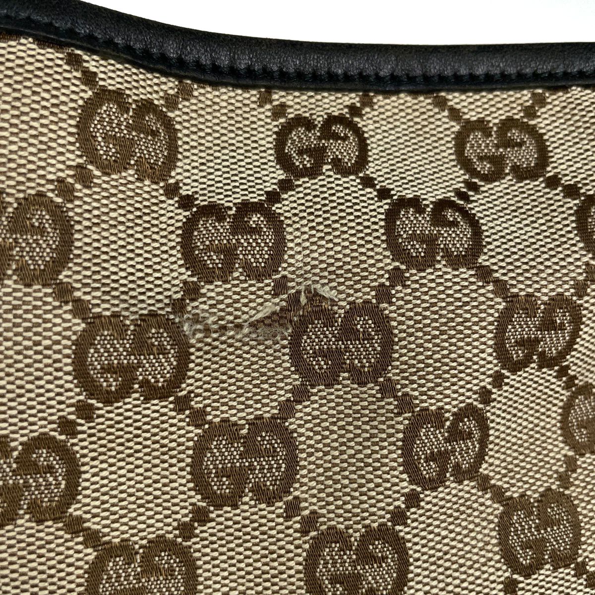 Gucci GG Twins Tote Canvas Beige Black — view 5