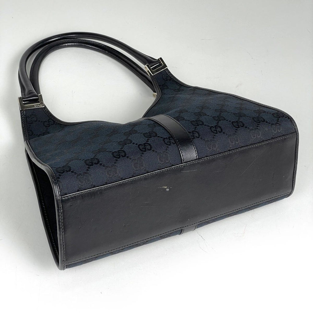 Gucci Jackie Line Handbag GG Canvas Black — view 2