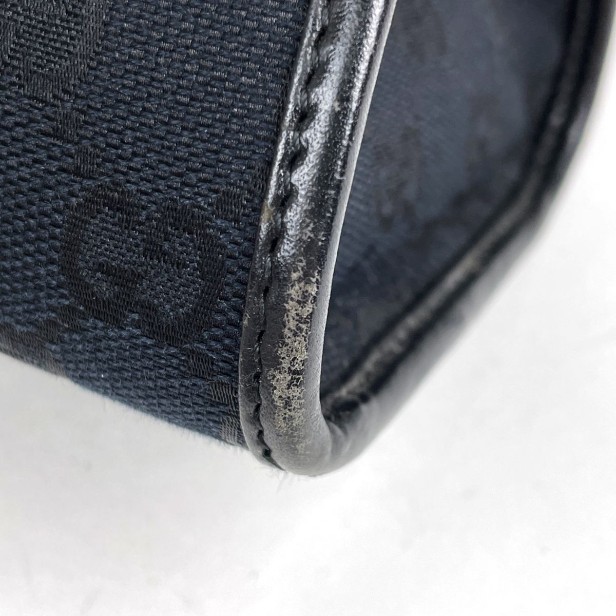 Gucci Jackie Line Handbag GG Canvas Black — view 3